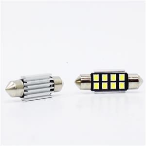 SMD Interior 8 LED Bulbs with Canceller - 36mm (white)