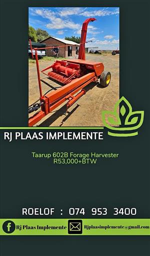 Taarup Forage Harvester