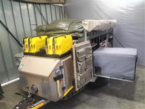 2014 Conqueror Comfort for sale. Trailer has lithium batteries and solar.