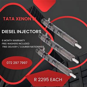 Tata Xenon 3L Diesel Injectors for sale on service exchange or to recon