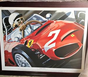F1 Framed Print Ferrari