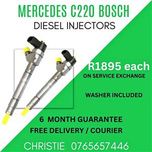Mercedes C220 Bosch Diesel Injectors for sale