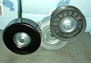 Tensioners with Pulleys