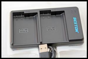 Dual USB Battery Charger for Nikon