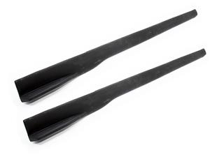 Universal Matt Black Plastic Side Skirts (pair)