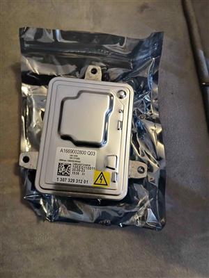 A Mercedes benz headlight module