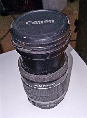 Canon Image Stabiliser  EFS 18-200mm