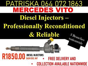 DIESEL INJECTORS FOR SALE - MERCEDES VITO