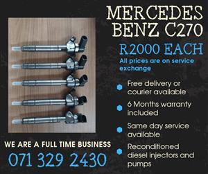 MERCEDES BENZ C270 INJECTORS FOR SALE 