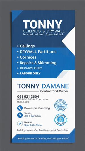 Ceilings and drywall 