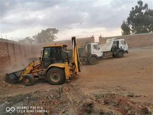 Site clearence and leveling /Rubble removal