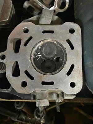 Cylinder head. Meyerton bike scrapyard new and secondhand spares.