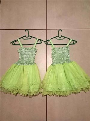 Girls green dresses