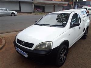 2007 OPEL CORSA BAKKIE 1.4 MANUAL WHITE COLOR  PETROL 84.000KM