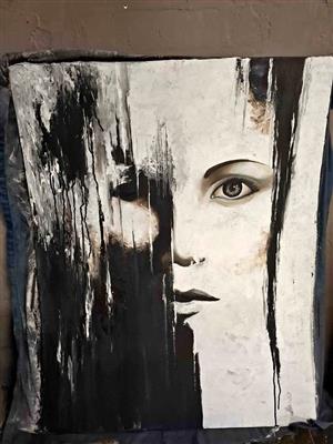 Unveiled Mixed Media(Acryclic & Oil)