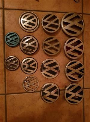 Vw boot and grill badges