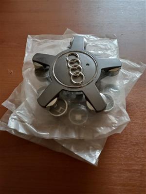 4 Audi's Alloy center wheel hubcape.