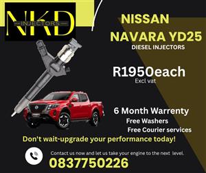 NISSAN NAVARA YD25 DIESEL INJECTORS FOR SALE