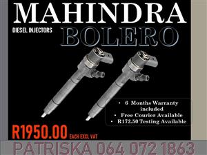 MAHINDRA BOLERO DIESEL INJECTORS FOR SALE ON SAME DAY SERVICE