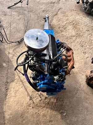 Ford 1600 crossflow engine and 4 speed gearbox X2 in stock running