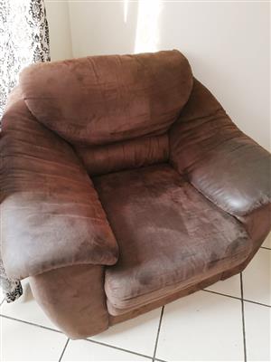 Single Suede Sofa for sale