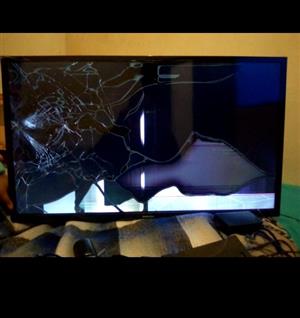 Samsung tv 32 inch screen broken