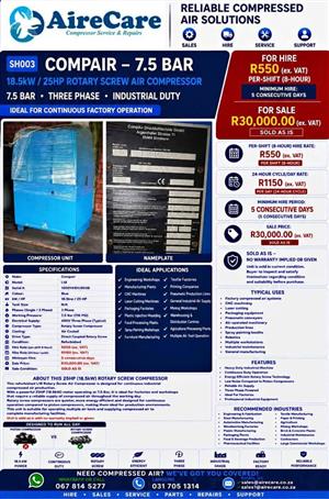 Compair L18. -7.5 bar