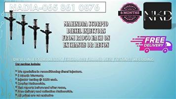 Mahindra Scorpio diesel injectors for sale