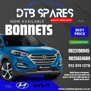 Bonnets now available for Hyundai and Kia