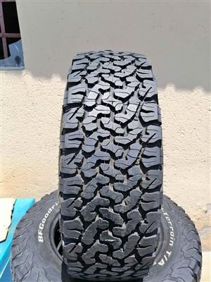 265 60 18 BF Goodrich (NEW TYRES)