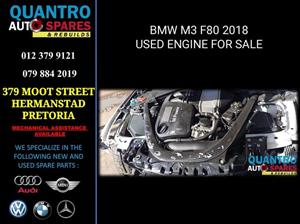 BMW M3 F80 2018 Used Engine For Sale