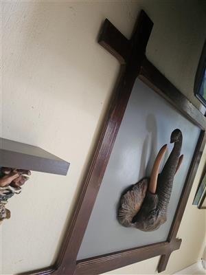 Hand Crafted Elephant HEAD