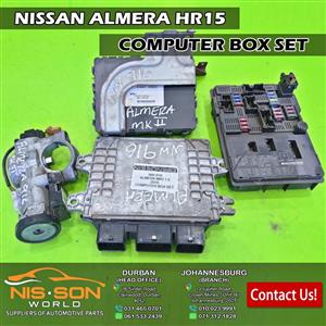NISSAN ALMERA HR15 COMPUTER BOX SET