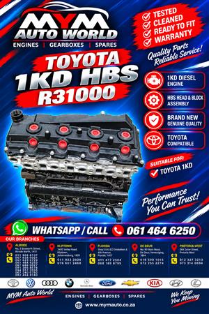 Toyota 1KD HBS Engine