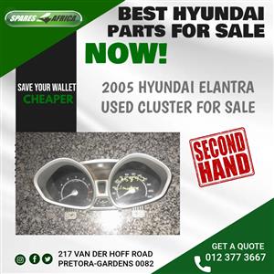 HYUNDAI ELANTRA 2005 USED INSTRUMENT CLUSTER 