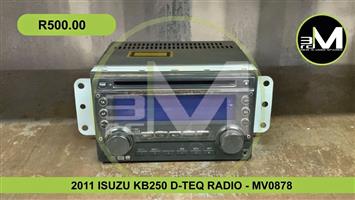 2011 ISUZU KB250 (4JK1) D-TEQ RADIO - MV0878