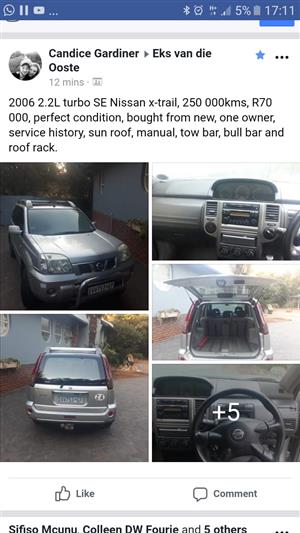 2006 Nissan X Trail 2 2d 4x4 Sel Junk Mail 2006 Nissan X Trail 2 2d 4x4 Sel