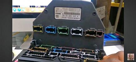 Mercedes benz Front & Rear SAM Module diagnosis or testing 