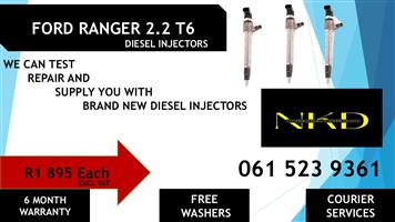 DIESEL INJECTORS FOR FORD RANGER T6 WITH REPORTS FOR SALE NATIONWIDE.