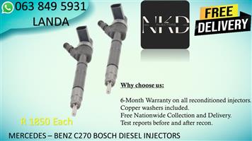 MERCEDES BENZ C220 DIESEL INJECTORS FOR SALE IN GAUTENG PRETORIA NOORD