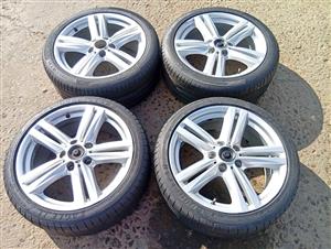BMW F20 f30 m sport  round flat tubeless 4 set of rims and tyres  225/40R18