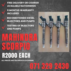 MAHINDRA SCORPIO INJECTORS FOR SALE WITH WARRANTY 