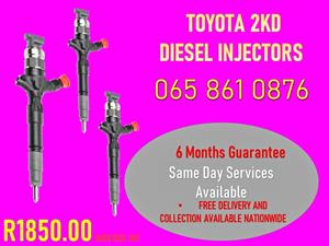 TOYOTA 2KD DIESEL INJECTORS FOR SALE ON EXCHANGE