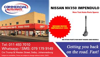 Nissan NV350 Impendulo Coil For Sale.