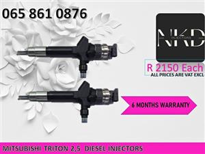 MITSUBISHI TRITON 2.5 DIESEL INJECTORS FOR SALE OR RECON WITH WARRANTY