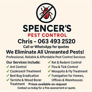 Eliminate all unwanted pests!