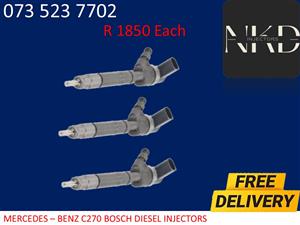 Mercedes-Benz C270 Bosch Diesel injectors 