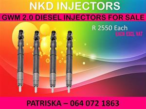 DIESEL INJECTORS NEW AND RECON FOR GWM 2.0 FOR SALE