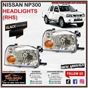 Nissan NP300 Headlights (RHS)
