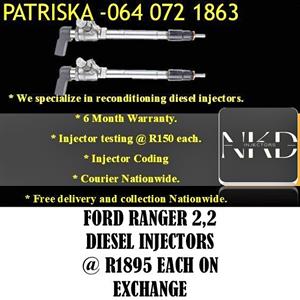 FORD RANGER 2,2 DIESEL INJECTORS FOR SALE